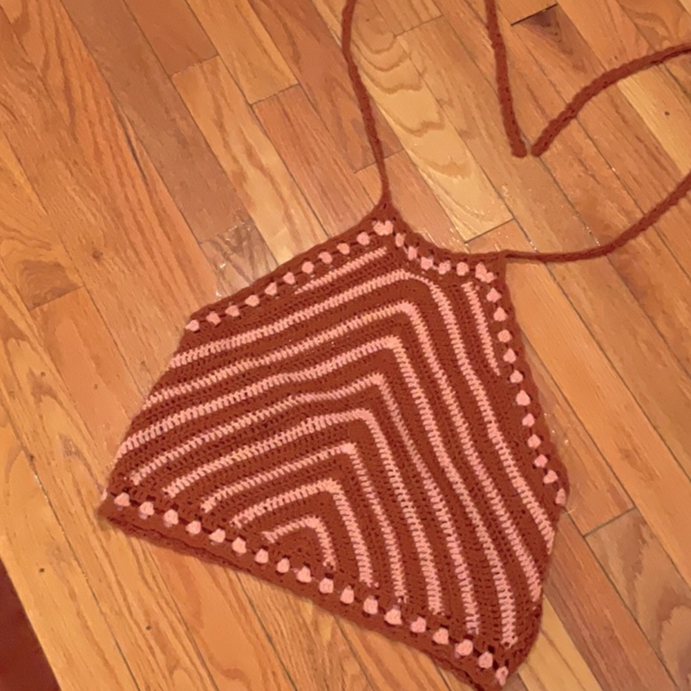 Knit halter top